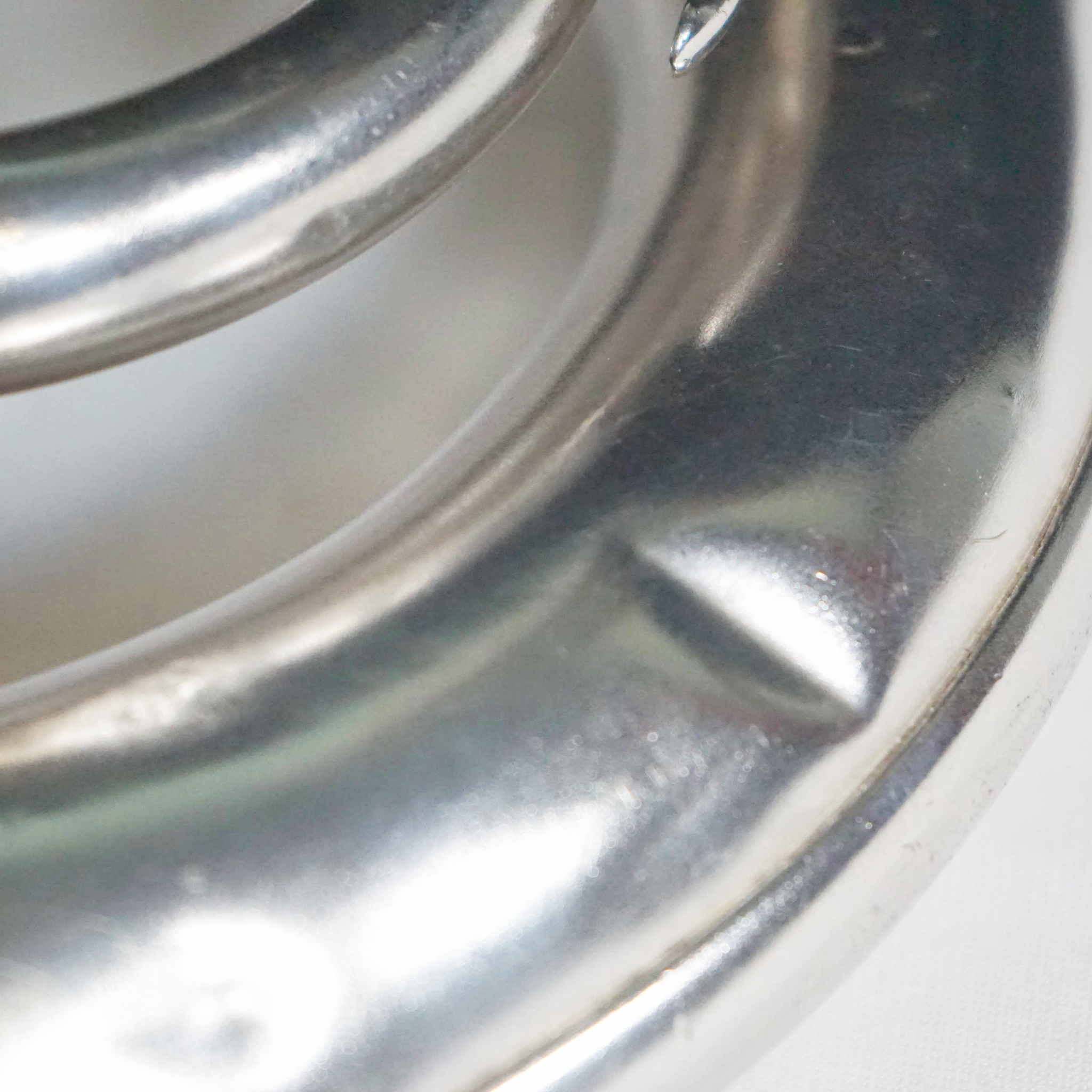 Close Up of Vintage Satin Silver King Baritone