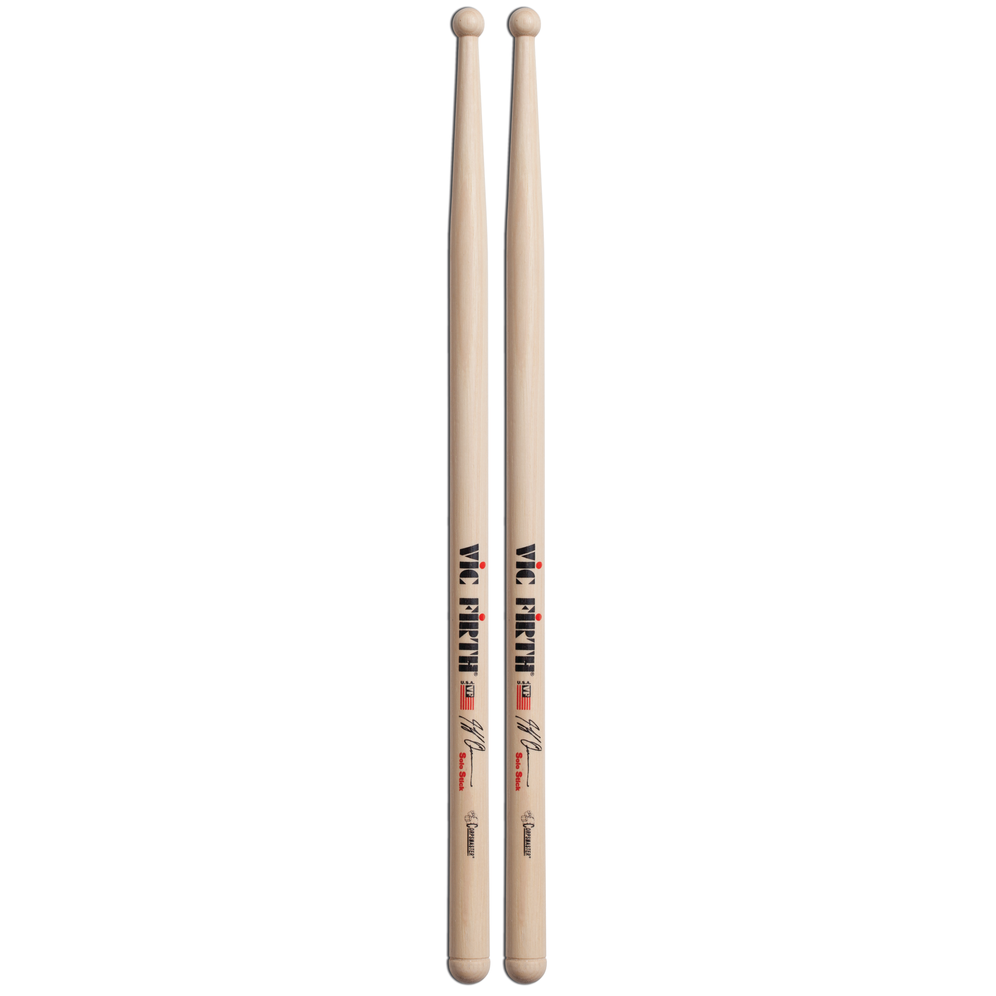Vic Firth Corpsmaster - Jeff Queen Signature Solo Drumsticks