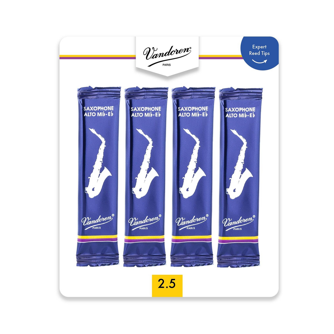 Vandoren Alto Saxophone Reed Subscription Card 2.5