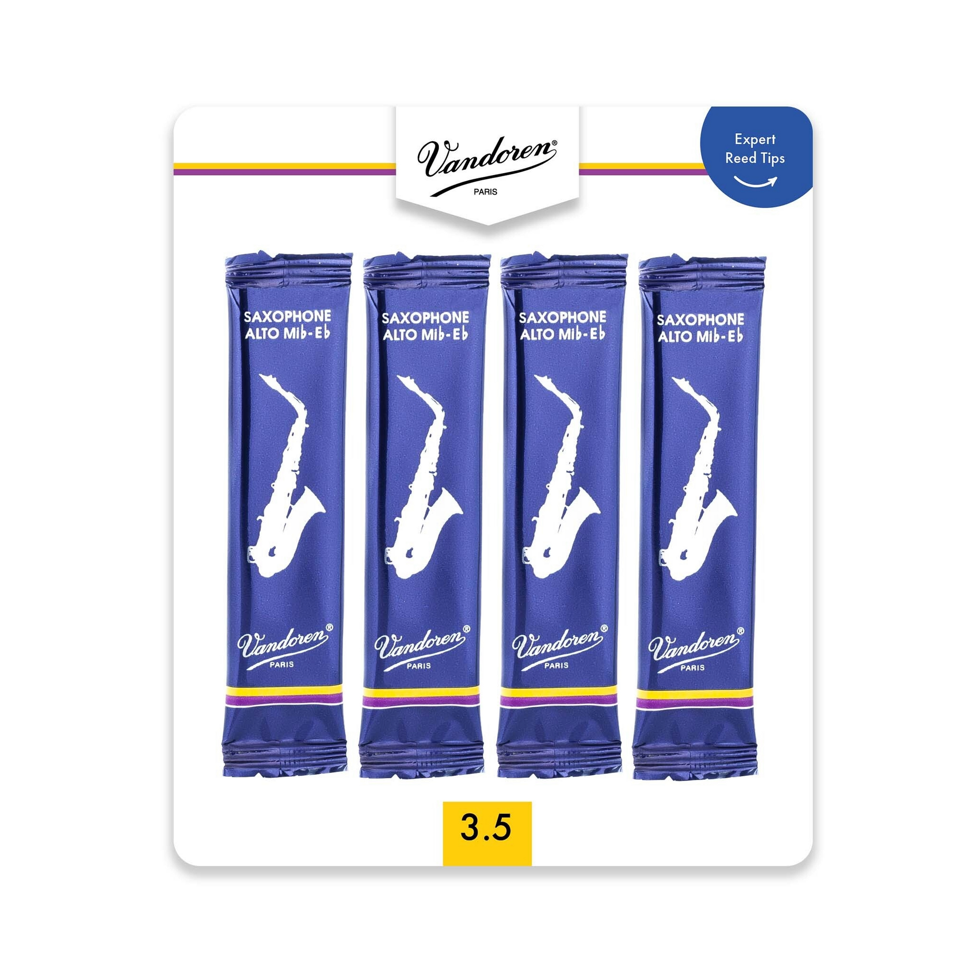 Vandoren Alto Saxophone Reed Subscription Card 3.5