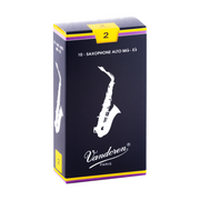 Vandoren Traditional Alto Saxophone Reeds - Box of 10 (Strength 2)