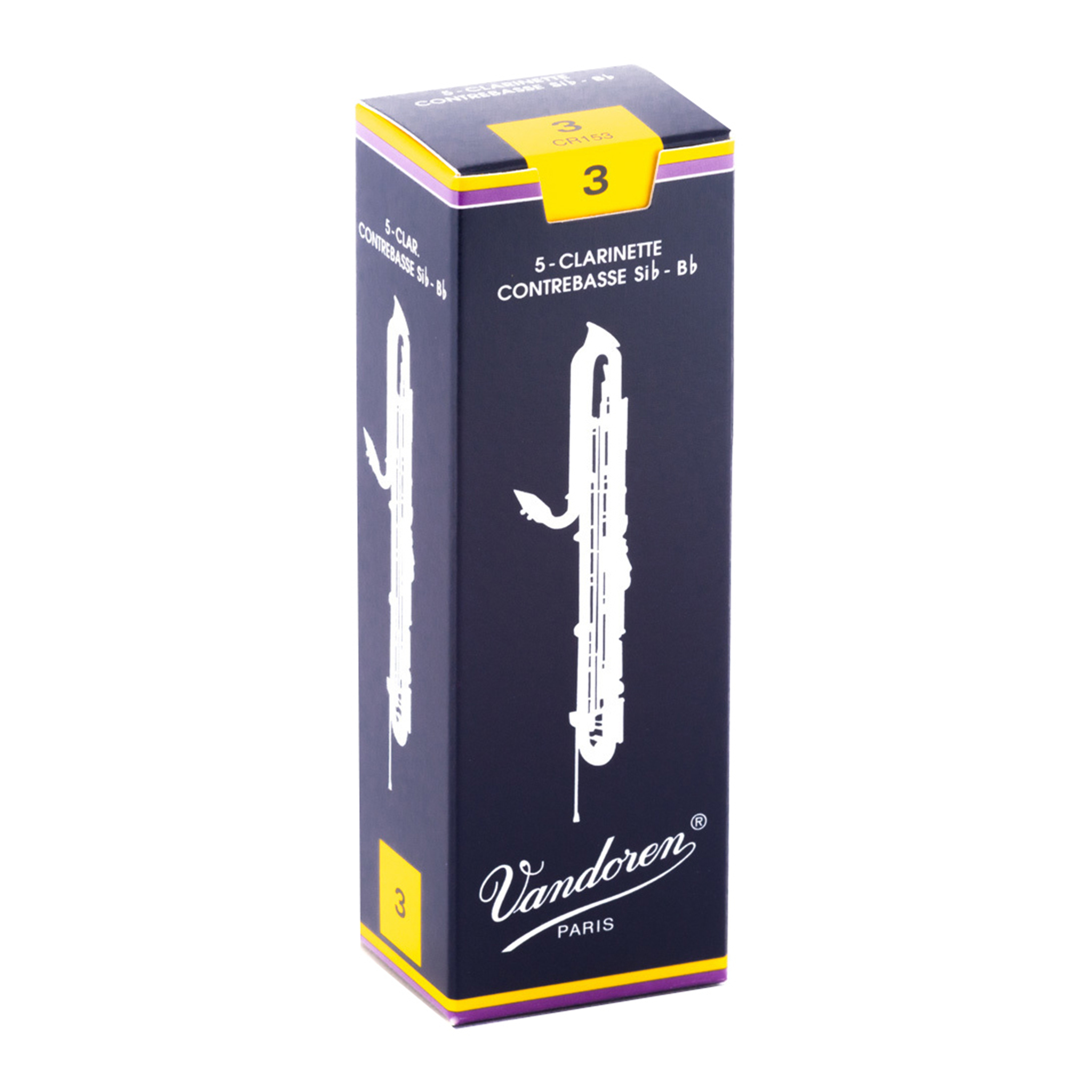 Vandoren Traditional Contrabass Clarinet Reeds - Box of 5