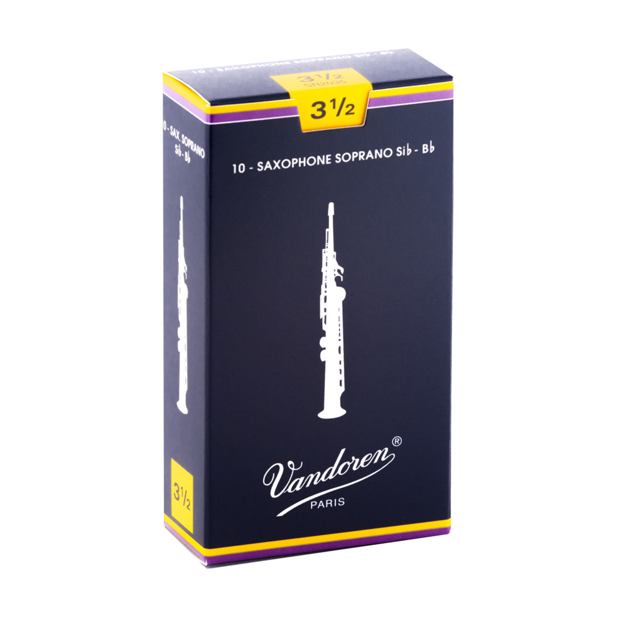 Vandoren Traditional Soprano Saxophone Reeds - Box of 10