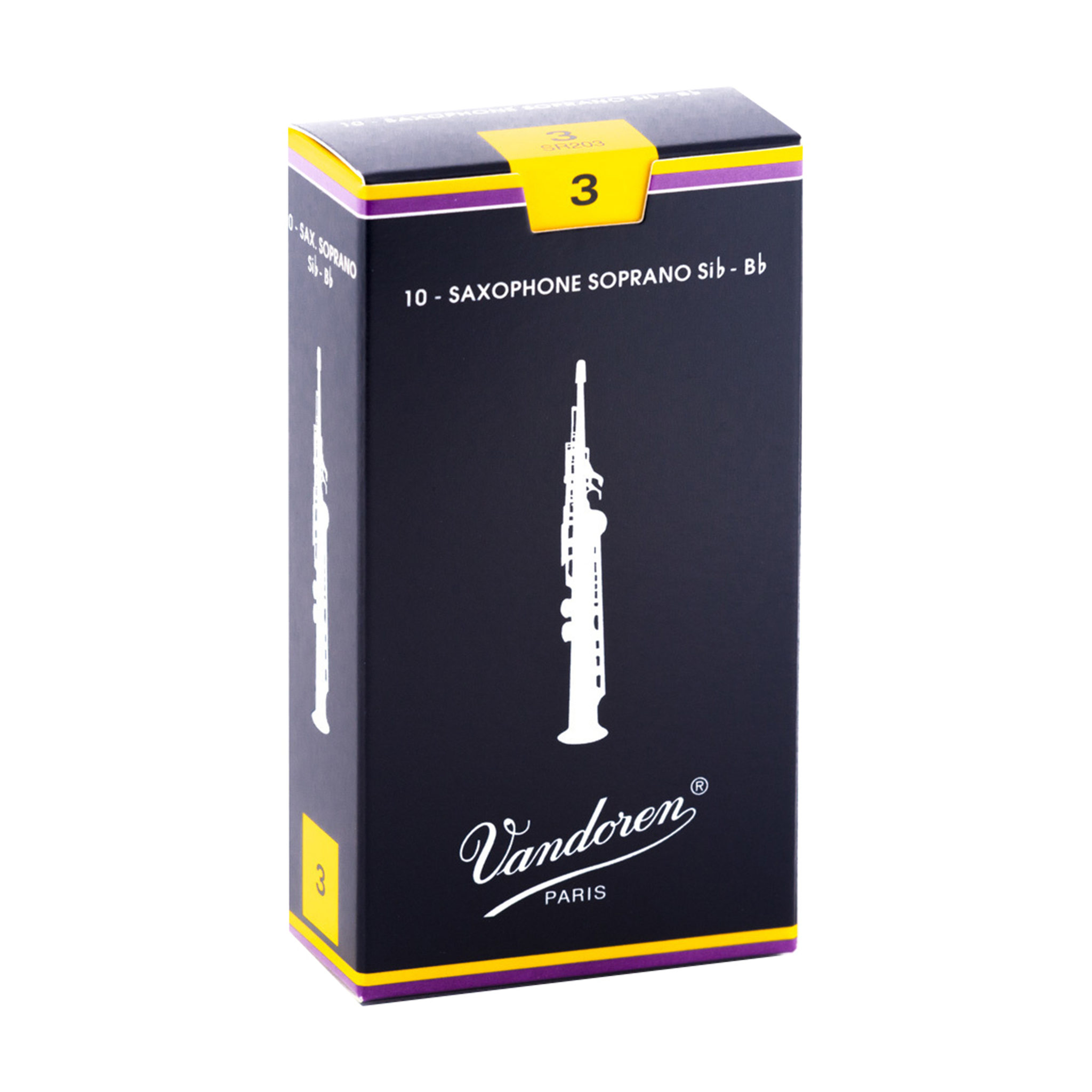 Vandoren Traditional Soprano Saxophone Reeds - Box of 10