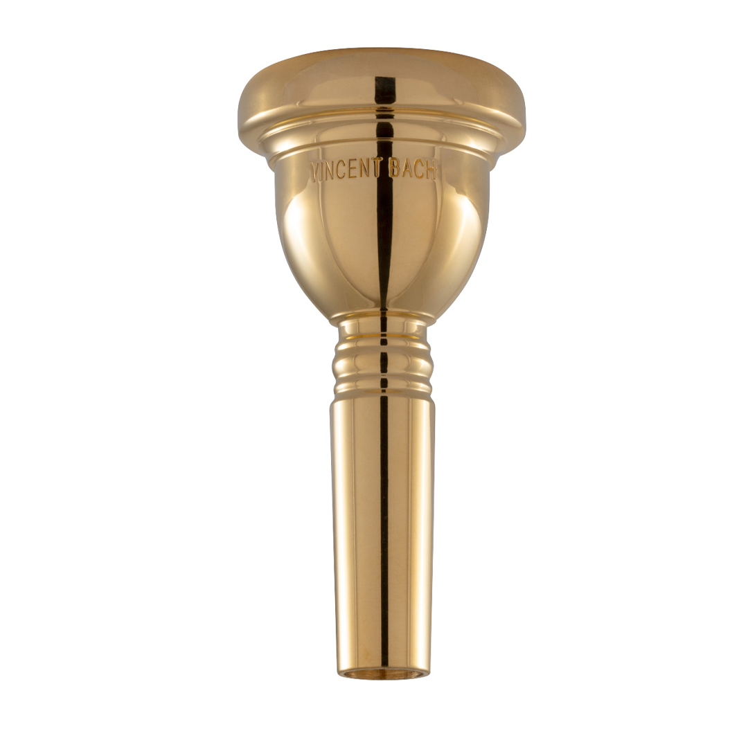 Bach Trombone/Baritone Large Shank Mouthpiece – Gold-Plated