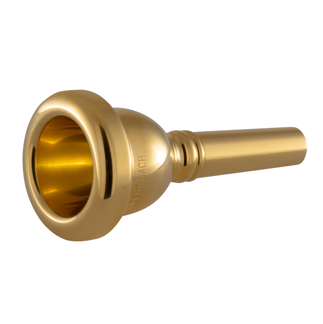 Bach Trombone/Baritone Small Shank Mouthpiece - Gold-Plated