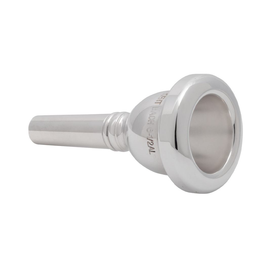 Bach Trombone/Baritone Small Shank Mouthpiece - Silver-Plated (Size 6.5AL)