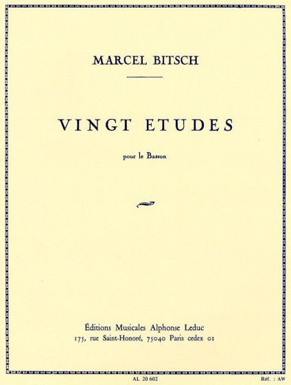 Vingt Etudes (20 Studies)