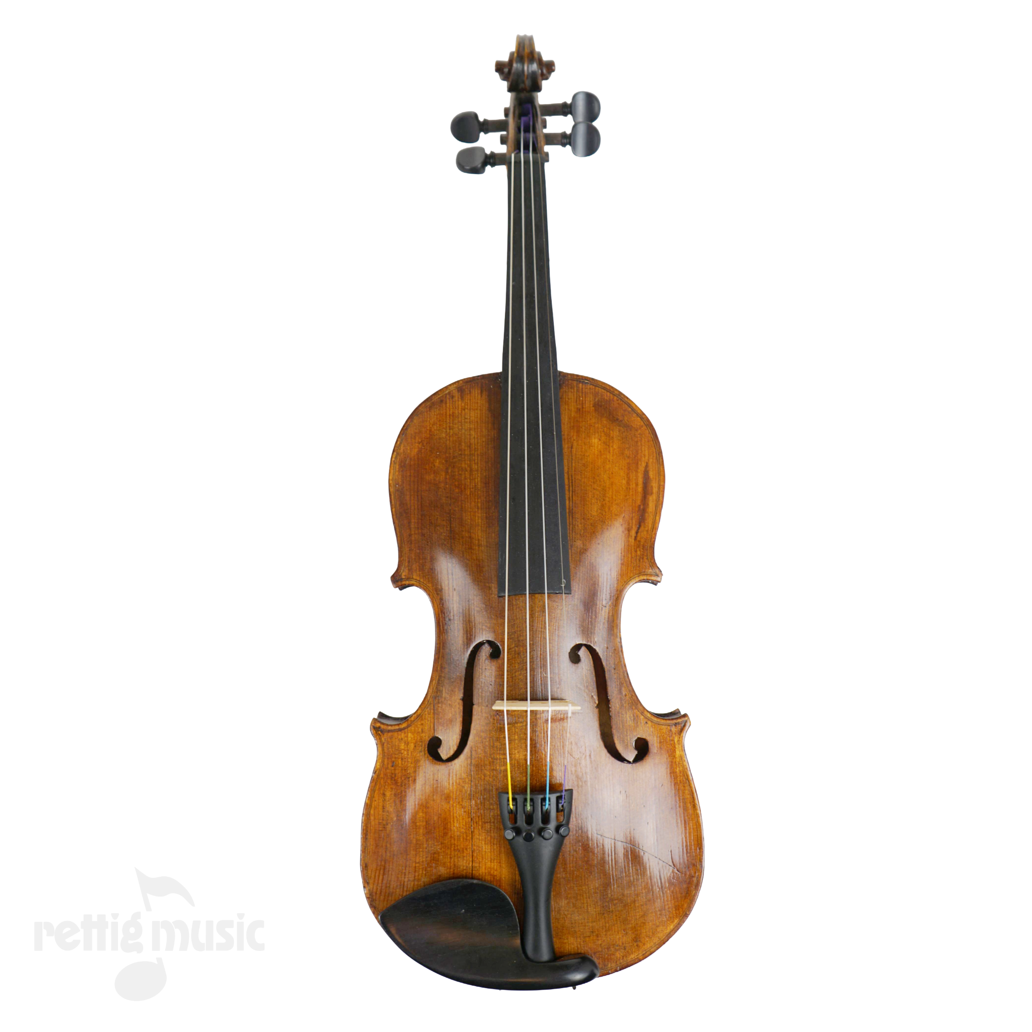 Front View of Vintage Violin