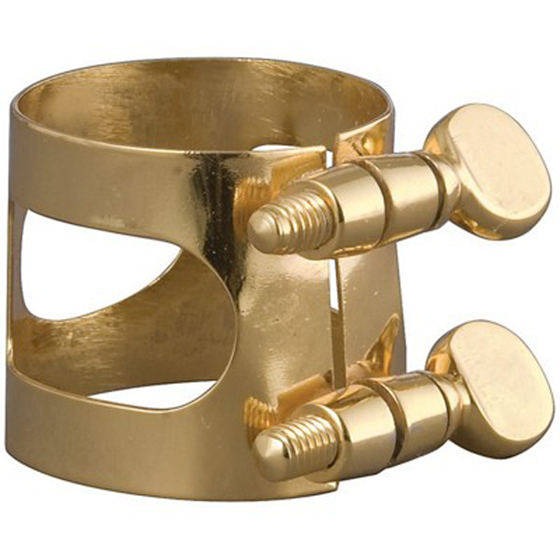 YUGE Bb Tenor Saxophone Ligature Sax Accessories Gold Plated 