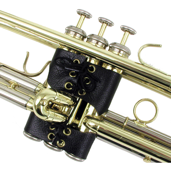 Trumpet PU Leather Valve Guard Black Professional Comfortable Trumpet Valve Protector Instrument Accessories